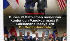 Perkuat Sinergi Diplomasi dan Pertahanan, Pangkoarmada RI Temui Dubes RI di Malaysia