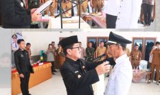 Bupati Lampung Utara Lantik Kepala Desa Negara Kemakmuran