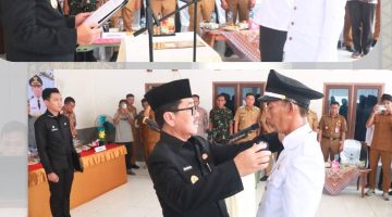 Bupati Lampung Utara Lantik Kepala Desa Negara Kemakmuran