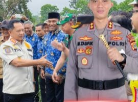 Kapolres Aceh Tengah Dampingi Kunjungan Kerja Mendagri serta Lakukan Pengamanan