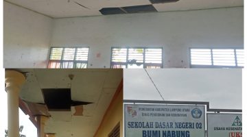SD Negeri 02 Bumi Nabung Disorot Warga, Kondisi Gedung Memprihatinkan dan Membahayakan Siswa